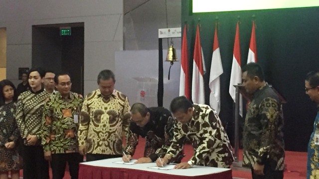 Dewan Asosiasi Pelaku Reksa Dana dan Investasi Indonesia (Dewan Aprdi) dan Asosiasi Bank Agen Penjual Efek Reksa Dana (Abaperdi) Luncurkan Program National Campaign Reksa Dana 2019. (Foto: Abdul Latif/kumparan)