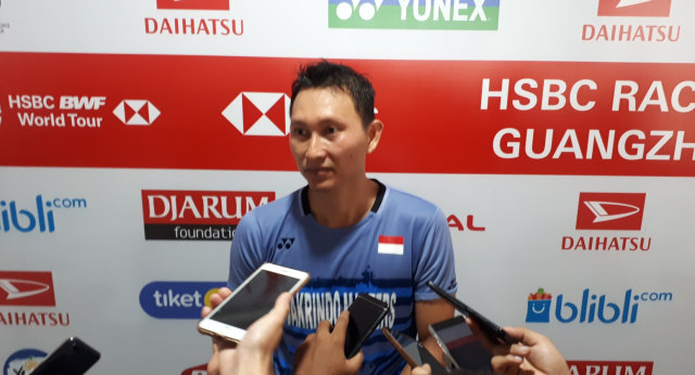 Sony Dwi Kuncoro lolos kualifikasi Indonesia Masters 2019. (Foto:  Karina Nur Shabrina/kumparan )