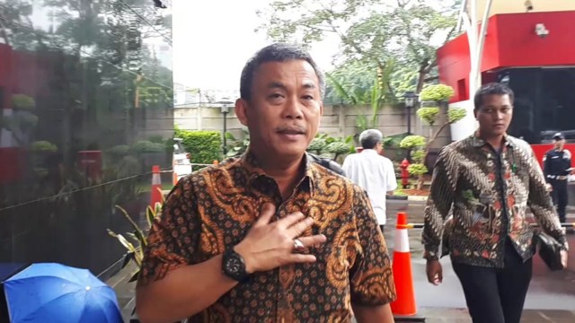 Ketua DPRD DKI Jakarta Prasetyo Edi Marsudi sambangi KPK laporkan LHKPN. (Foto: Aprilandika Pratama/kumparan)