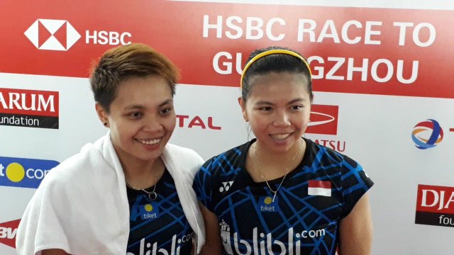 Greysia Polii dan Apriyani Rahayu di Indonesia Masters 2019. (Foto: kumparan/Karina Nur Shabrina)