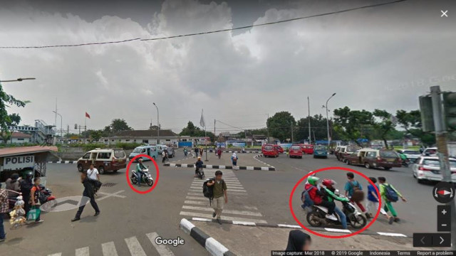 Perempatan Pasar Minggu di Google Maps (Foto: Google Maps)