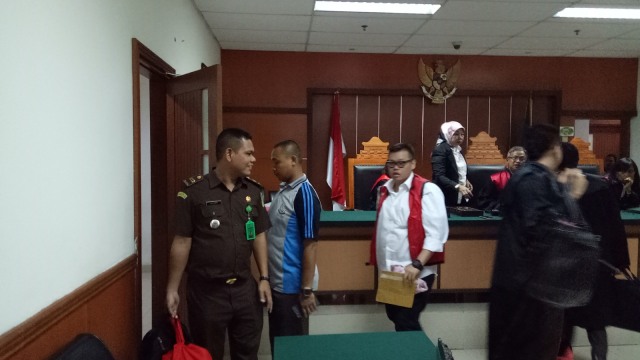 Reza Bukan Jalani Sidang di Pengadilan Negeri Jakarta Barat. (Foto: Aria Pradana/kumparan)