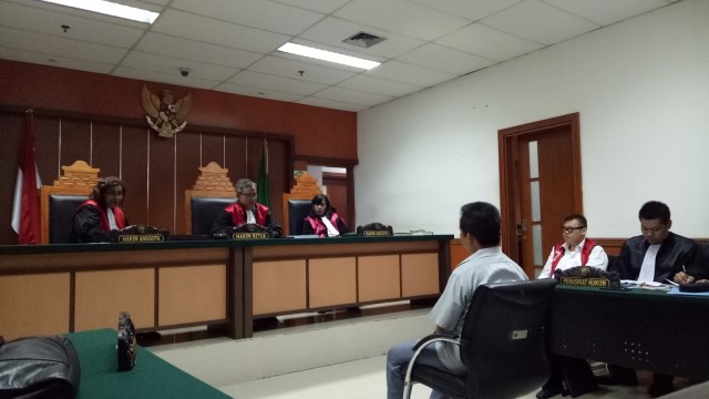 Surya Mulyadi dalam Persidangan Reza Bukan di Pengadilan Negeri Jakarta Barat. (Foto: Aria Pradana/kumparan)