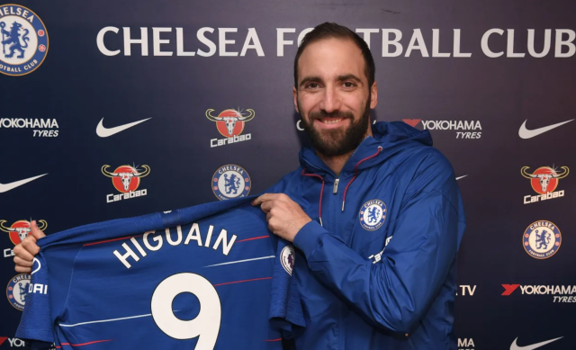 Higuain resmi berseragam Chelsea (Foto: www.chelseafc.com)