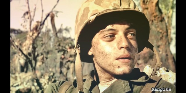 Rami Malek di The Pacific (Foto: YouTube)