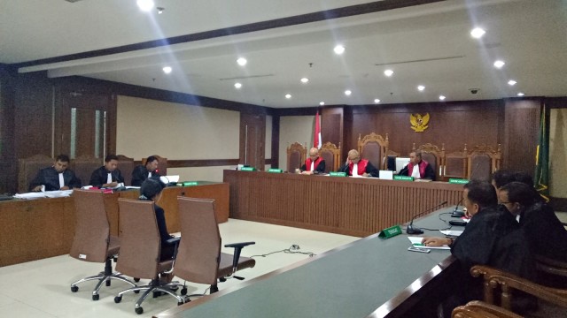 Sidang eksepsi mantan Hakim Ad Hoc, Merry Purba di Pengadilan Tipikor, Jakarta. (Foto: Adhim Mugni Mubaroq/kumparan)