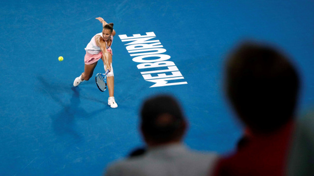 Karolina Pliskova di semifinal Australia Terbuka 2019. (Foto: REUTERS/Edgar Su)