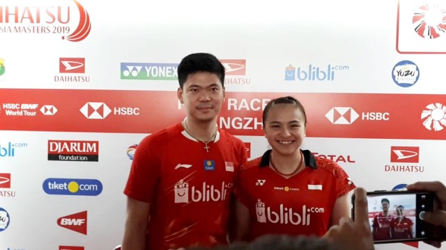 Pasangan ganda campuran Praveen Jordan dan Melati Daeva Oktavianti terhenti di babak kedua Indonesia Masters 2019. (Foto: Karina Nur Shabrina/kumparan)