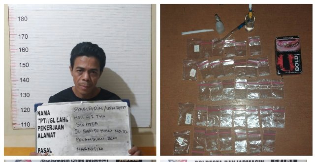 Polisi Ringkus Pengedar Narkoba Sabu 8,41 Gram