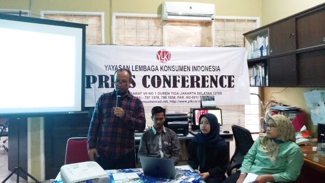 Konferensi Pers YLKI Soal Pengaduan Konsumen Sepanjang 2018. (Foto: Abdul Latif/kumparan )