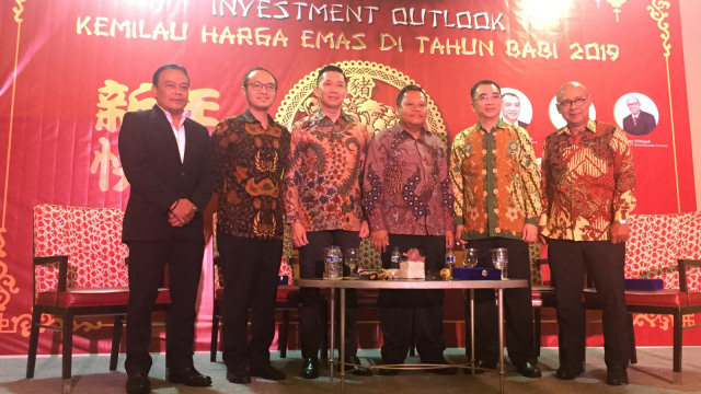 Investment Outlook “Kemilau Harga Emas Di Tahun Babi 2019” di Hotel Ritz Carlton, Jakarta. (Foto: Nurul Nur Azizah/kumparan)