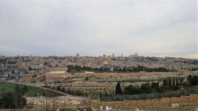 Perjalanan ke Yerusalem, melihat Masjid Al Aqsa. (Foto: Zulfikar/kumparan)