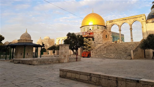 Perjalanan ke Yerusalem, melihat Masjid Al Aqsa. Foto: Zulfikar/kumparan
