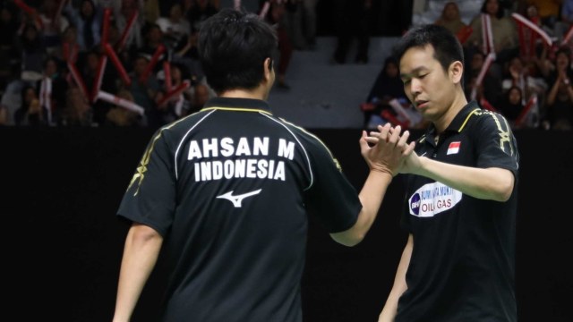 Ahsan/Hendra tembus babak final Indonesia Masters 2019. (Foto: Dok. PBSI)