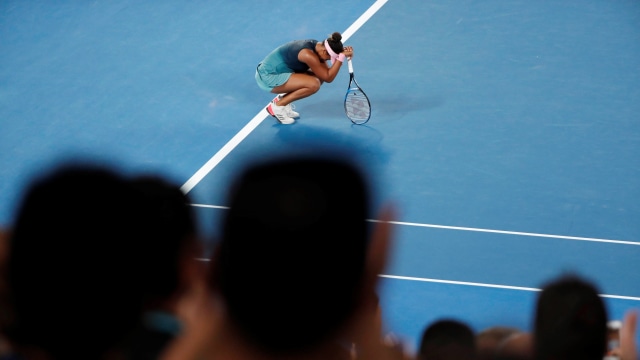 Naomi Osaka di final Australia Terbuka 2019. (Foto: REUTERS/Aly Song)