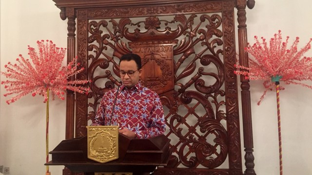 Gubernur DKI Jakarta, Anies Baswedan di Balai Kota. (Foto: Moh Fajri/kumparan)