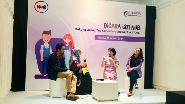 Acara Bicara Gizi Nutricia di Harlequin Bistro, Jakarta. (Foto: Shika Arimasen Michi/kumparan)