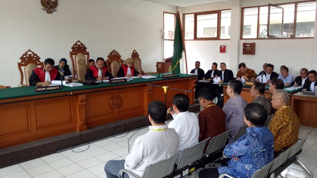 Sidang dugaan suap proyek Meikarta di Pengadilan Tipikor Bandung. (Foto: Adhim Mugni Mubaroq/kumparan)