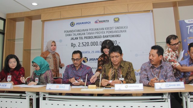 Jasa Marga dapat kredit Rp 2,52 triliun untuk proyek Tol Probowangi. (Foto: Dok: Jasa Marga)