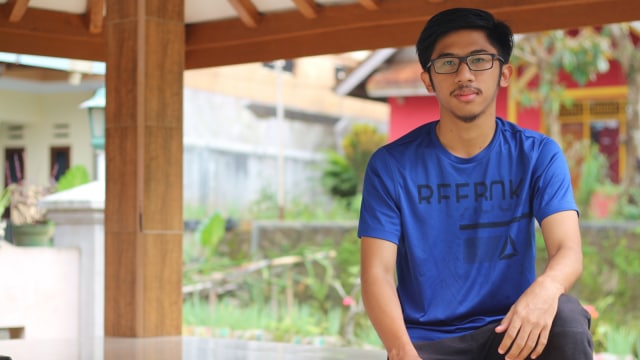 Caleg usia 21 tahun, Azmi Zaidan Nashrullah. Foto: Dok. Faizal Amiruddin