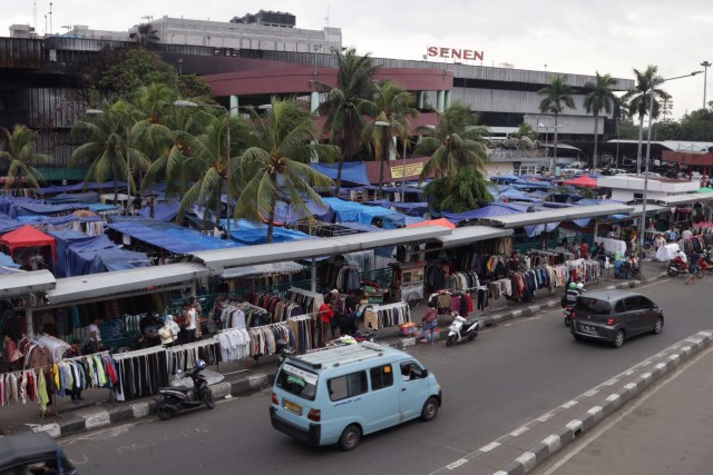 Suasana di Pasar Senen. (Foto: Fanny Kusumawardhani/kumparan)