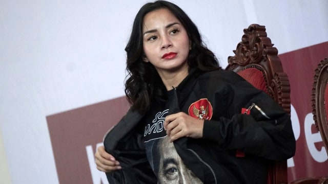 Kirana Larasati pada acara Pembekalan dan Konsolidasi Pemenangan Jokowi. Foto: Jamal Ramadhan/kumparan