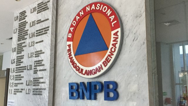 Logo BNPB.
 (Foto: Sayid Mulki Razqa/kumparan)