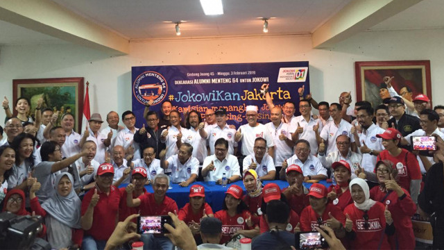 Deklarasi Alumni Kanisus untuk Jokowi-Ma’ruf Amin. Foto: Raga Imam/kumparan