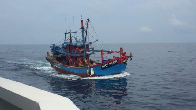 Kapal illegal fishing Malaysia ditangkap KKP. Foto: Dok. Kementerian Kelautan dan Perikanan