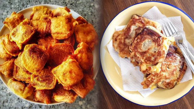 Resep kue keranjang goreng. Foto: Instagram/@zhuanglia, Instagram/@missfattybombom
