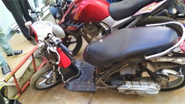 Motor yang dirusak pemilik, Polres Tangerang Selatan