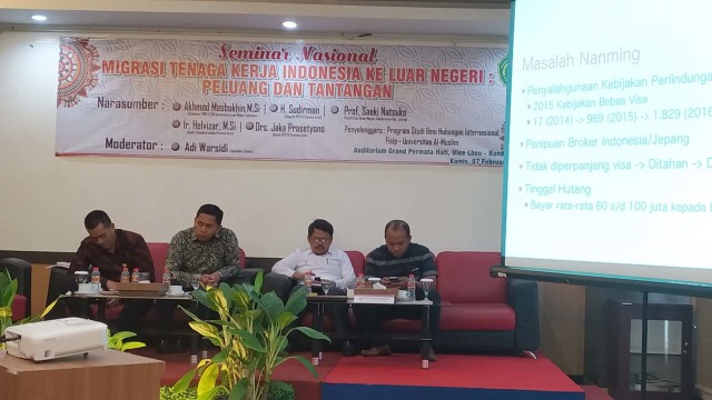 Seminar bertema Migrasi TKI ke Luar Negeri, Banda Aceh, Kamis (7/2). Foto: Adi Warsidi