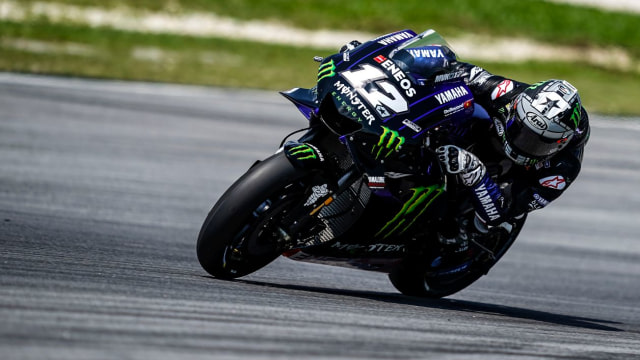 Pembalap Yamaha Maverick Vinales saat melakukan tes pramusim MotoGP 2019 di Sirkuit Sepang, Malaysia Foto: Dok. Yamaha MotoGP Media