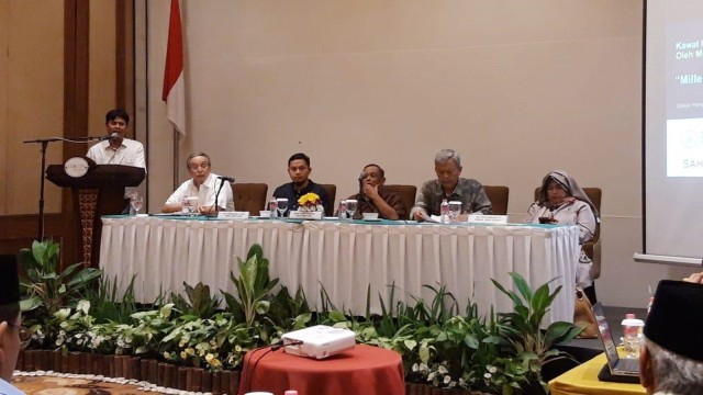 Suasana rapat konsolidasi tim pemenangan dan relawan Prabowo-Sandi di Hotel Lor-in, Solo, Jawa Tengah, Jumat (8/2). Foto: Dok. BPN Prabowo-Sandi