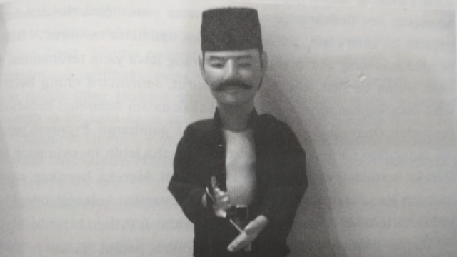 Wayang golek yang menggambarkan si Pitung sebagai seorang ' Jago'. Foto: Dok. Buku 'Batavia Kala Malam' Margreet van Till