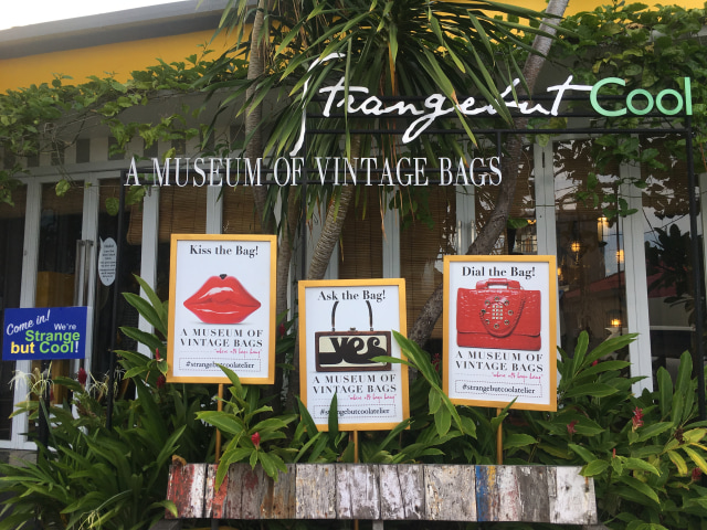 Tampak depan butik A Museum of Vintage Bags di Sanur, Bali. Foto: Lynda Ibrahim/Istimewa