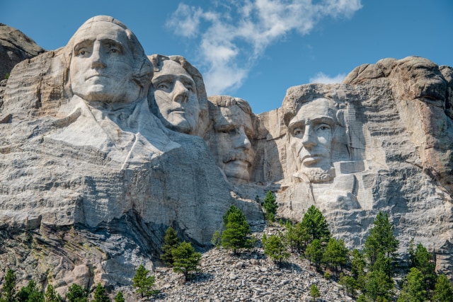 Gunung Rushmore di Amerika Serikat Foto: Shutter Stock