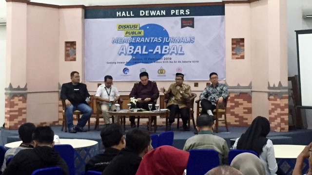 Diskusi Memberantas Jurnalis Abal-abal di Dewan Pers