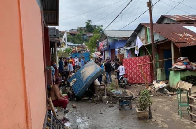 Kondisi pasca bencana di Kota Manado (foto: istimewa)