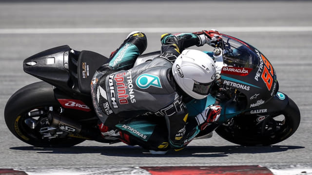 Pebalap Petronas Yamaha, Franco Morbidelli, dalam tes pramusim MotoGP 2019 di Sirkuit Sepang. Foto: Dok. SIC Racing