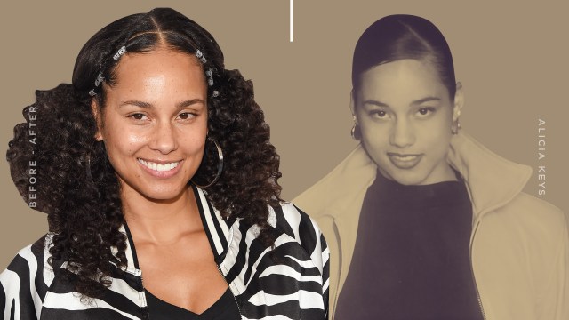 Alicia Keys dulu dan sekarang Foto: Graphic: Putri Sarah Arifira/kumparan