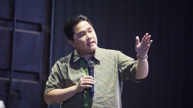 Erick Thohir di Rabu Hijrah. Foto: Iqbal Firdaus/kumparan