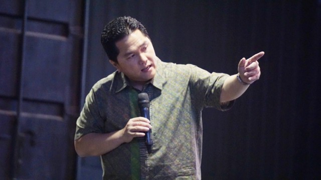 Erick Thohir di Rabu Hijrah. Foto: Iqbal Firdaus/kumparan