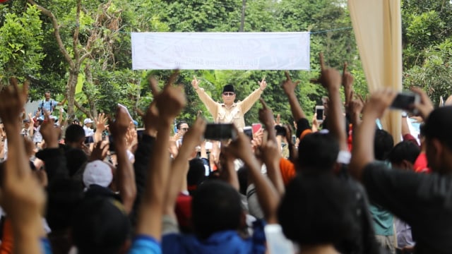 Capres Prabowo Subianto saat melakukan safari ke Purbalingga, Jateng. Foto: Dok. Tim Media Prabowo-Sandi
