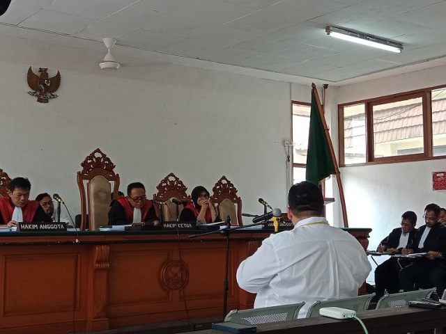 Sidang Meikarta di Pengadilan Tipikor Bandung. (Ananda Gabriel)