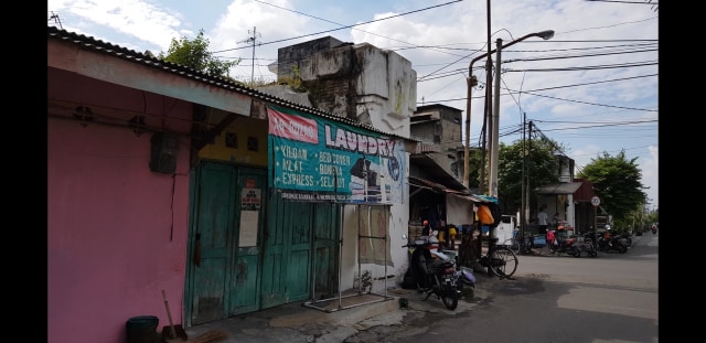 Suasana Plengkung Madyasura yang sudah padat pemukiman. Foto: istimewa