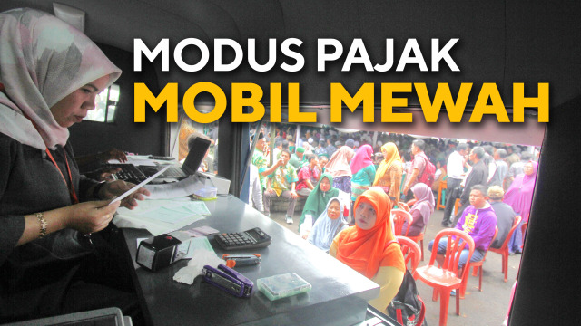 Konten Spesial modus pajak mobil mewah. Foto: ANTARA FOTO/Yulius Satria Wijaya