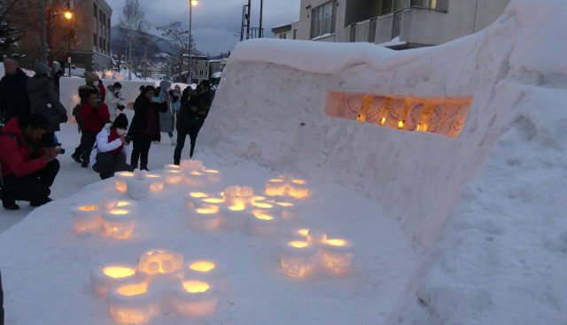 Otaru Snow Light Path Festival Foto: Salmah Muslimah/kumparan