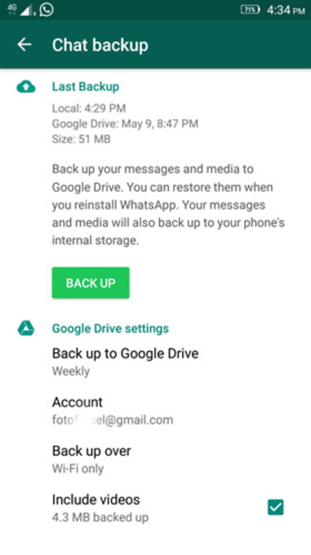 Cara Setting Backup Data Whatsapp Ke Google Drive Kumparan Com
