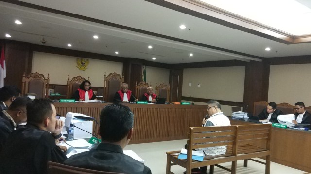 Sidang perantara suap eks hakim Merry Purba, Hadi Setiawan di Pengadilan Tipikor Jakarta. Foto: Adhim Mugni Mubaroq/kumparan